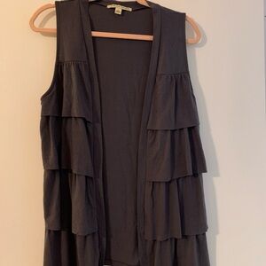 Gray Layered Vest
